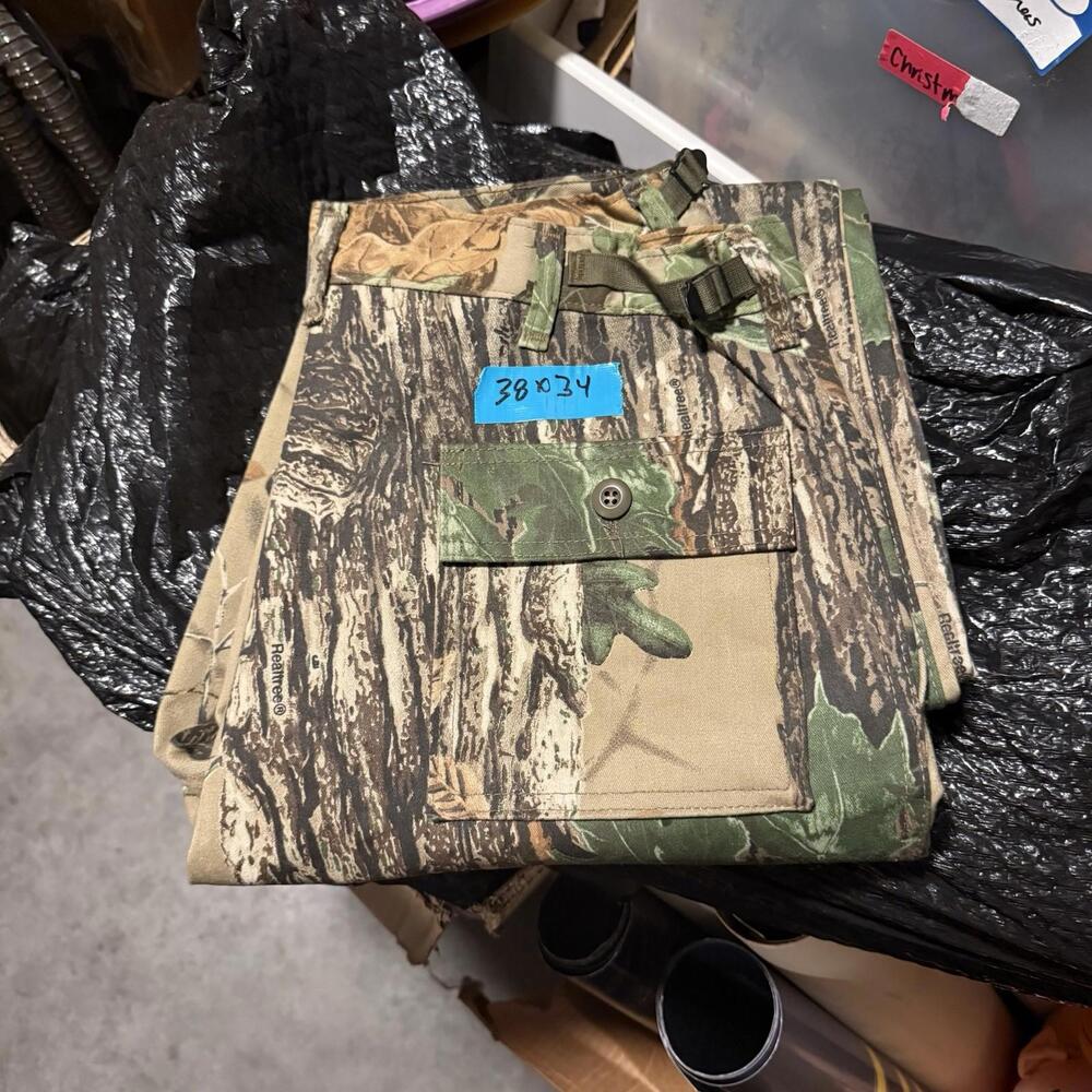 Vintage NWOT 80s Liberty RealTree Camo Hunting Pants Size Mens 38x34 USA - Picture 8 of 8